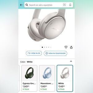 Bose headphones. Noise cancelling headphones